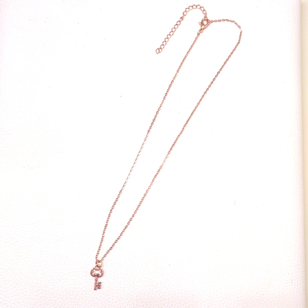 Mini Key Rose Gold Necklace